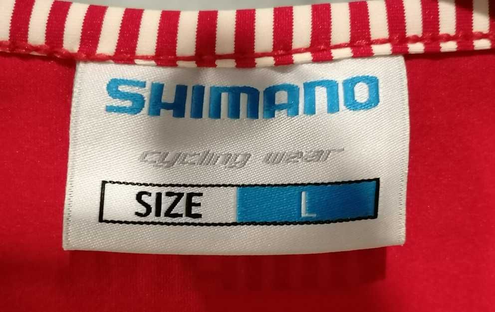 Koszulka kolarska renomowanej japoǹskiej marki Shimano