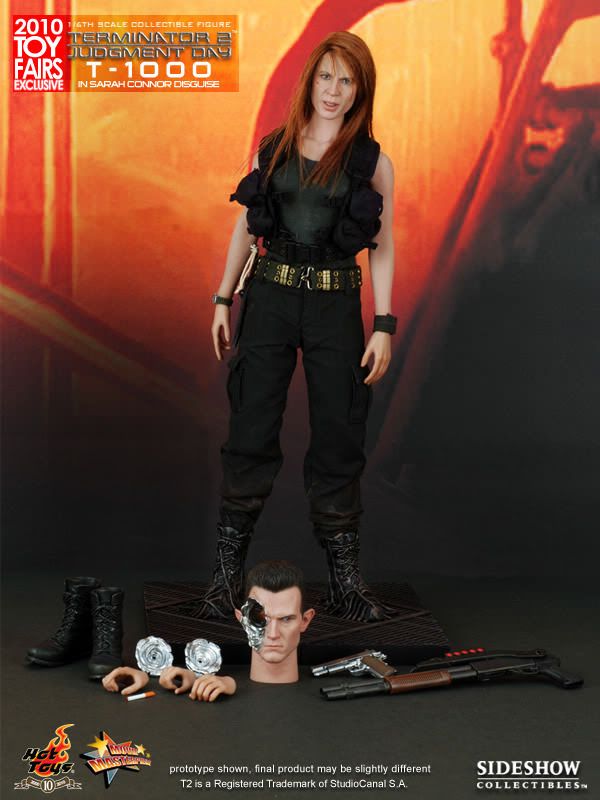 Фигурка 1/6 hot toys mms 125 TERMINATOR 2 T-1000 SARAH CONNOR DISGUISE