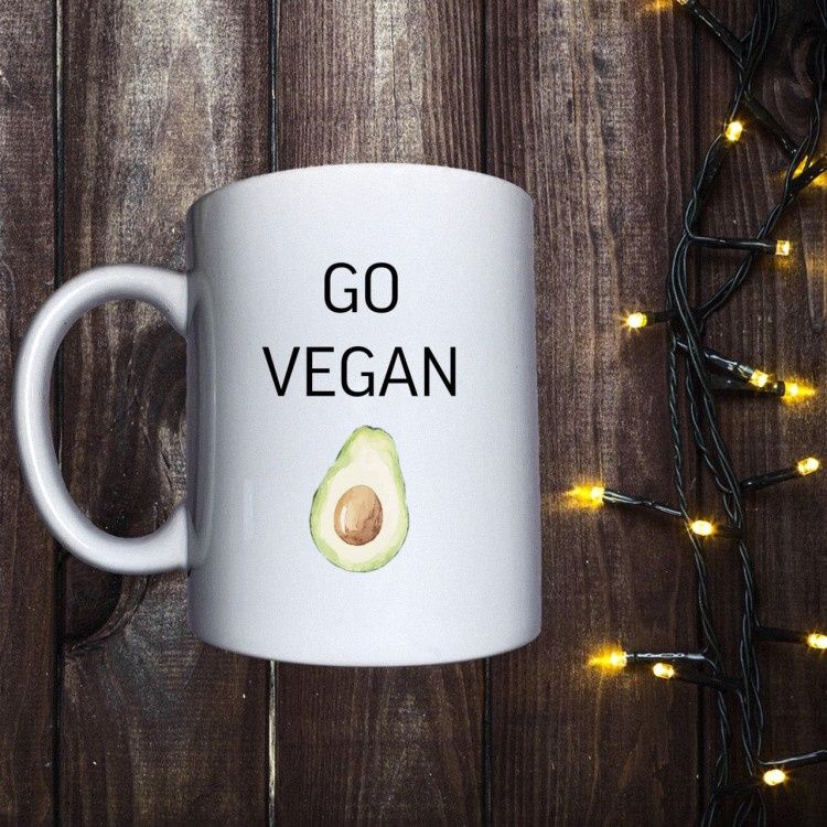 Чашки Go Vegan вегетарианство