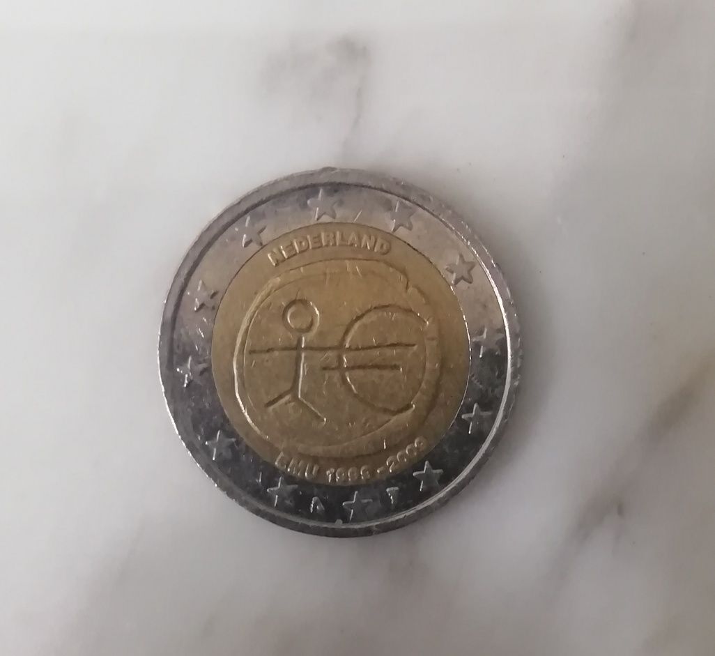 Moeda 2€ RARA Holanda (Nederland)