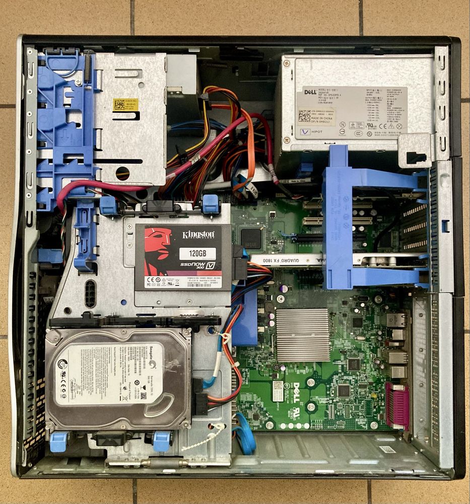 Komputer Dell Precision T3500 12GB RAM SSD+ HDD 2xLAN