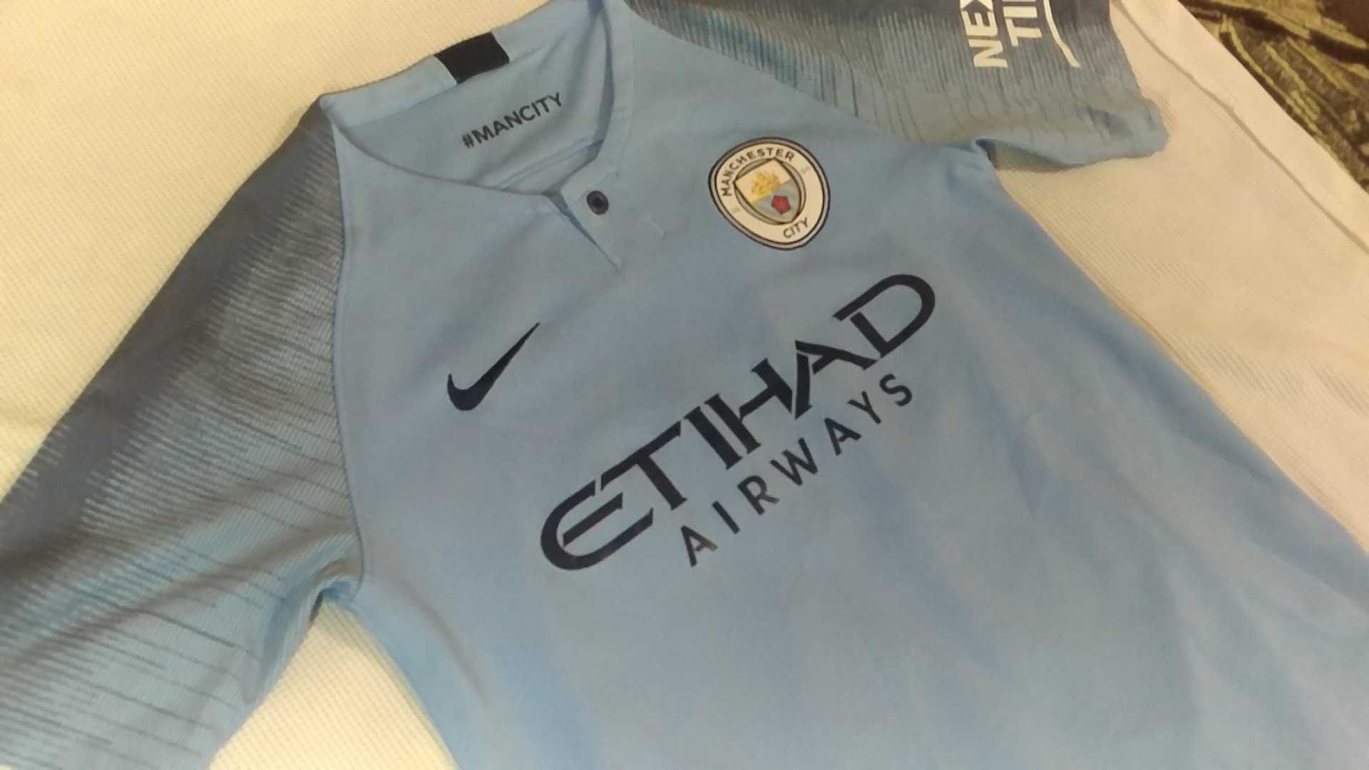 Детская коллекционная футболка  nike manchester city 2018 2019
Nike