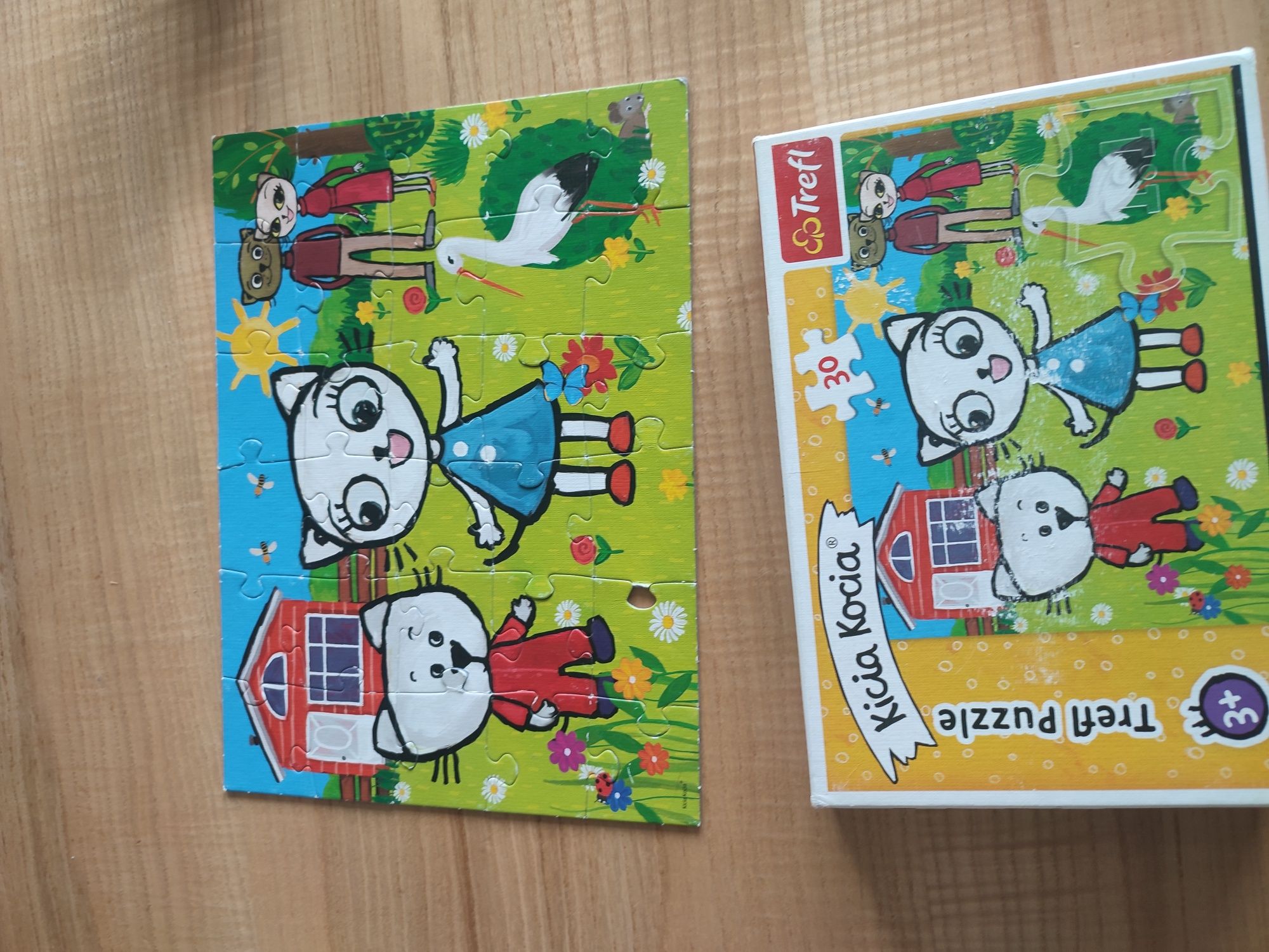 Puzzle 3+ kicia kocia Kubuś Puchatek psi patrol