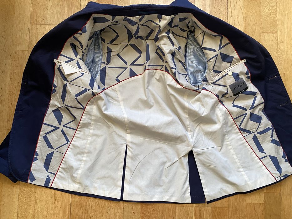 Bawełniana marynarka z podwójnym splotem M 52 Interview Sarar