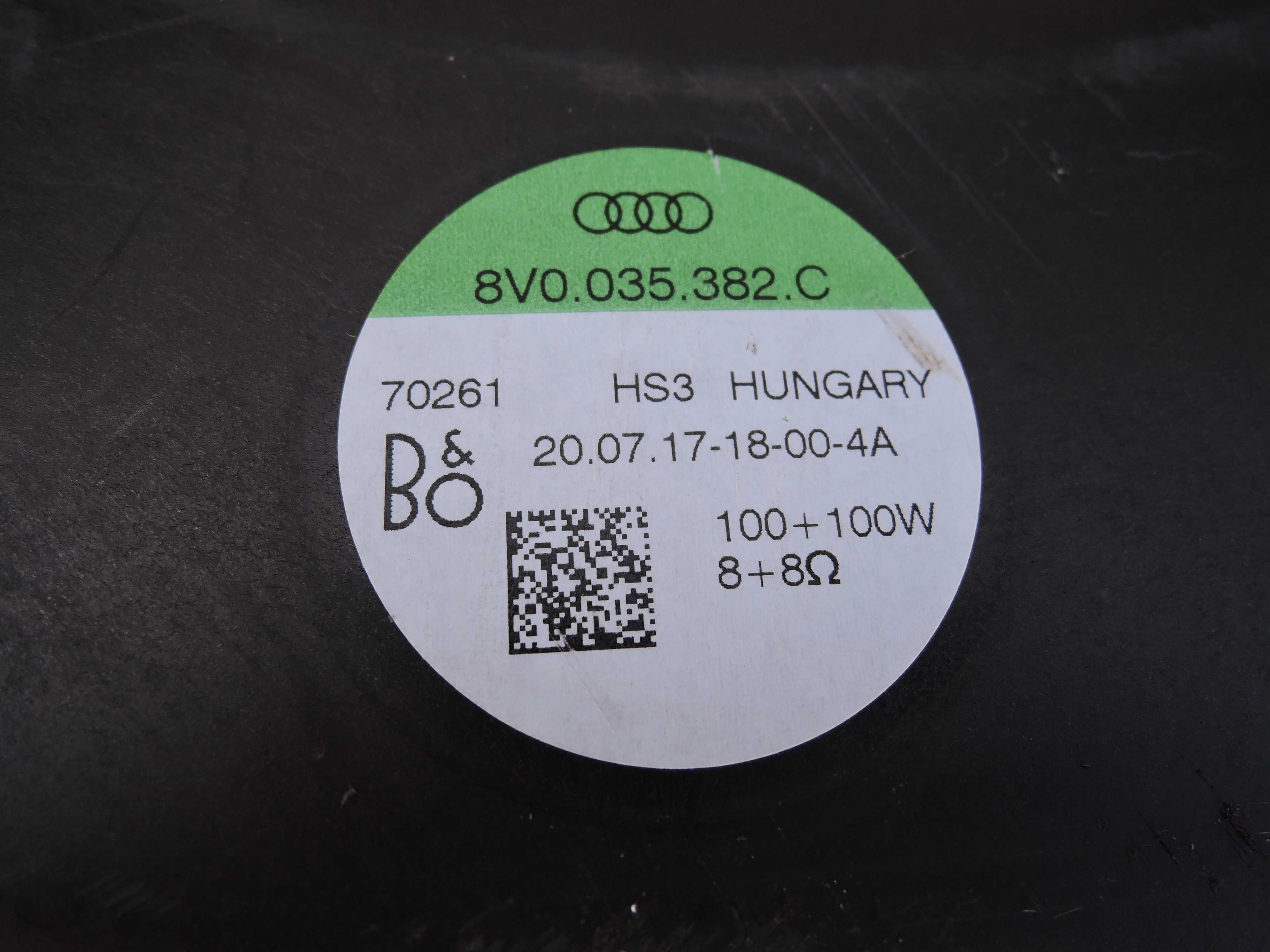 Audi A3 s3 rs3 8V Subwoofer BANG & OLUFSEN 8v0.035.382c