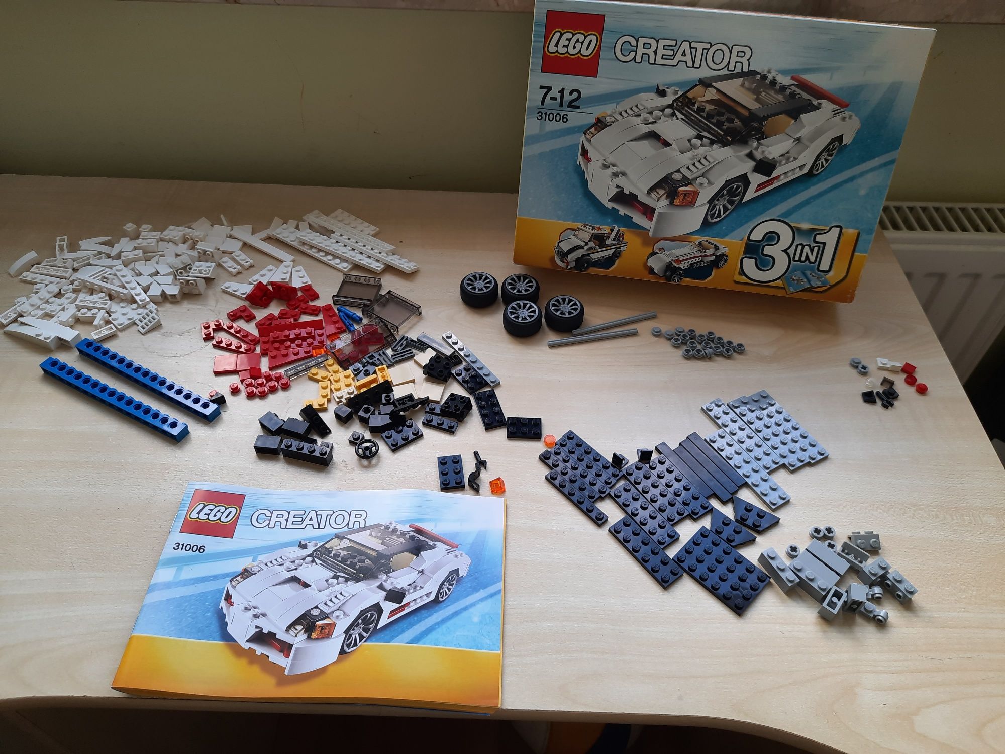 Lego Creator 31006 samochody 3 in 1