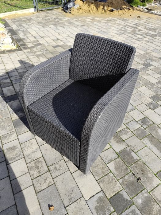 Meble ogrodowe fotel plus sofa