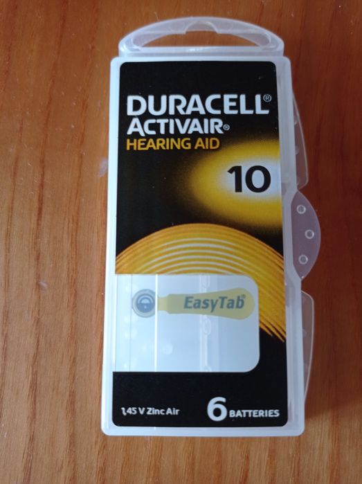 Bateria aparatu słuch. typ 10