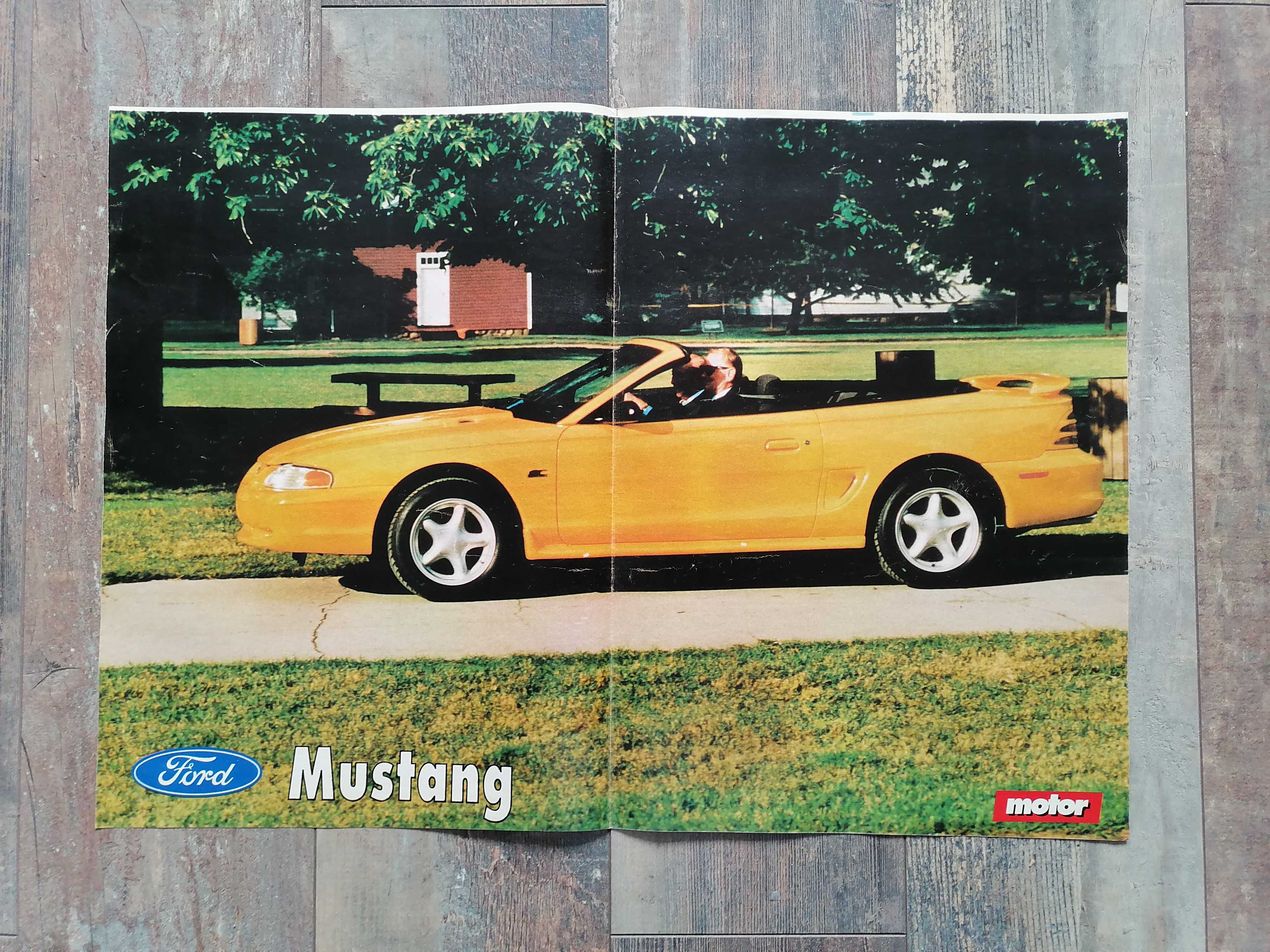 Plakat Ford Mustang Convertible 33,5cm x 47,5cm Auto Cars USA Kolekcja