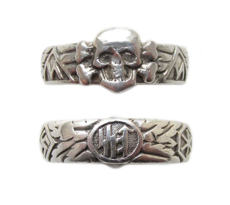 Наградное кольцо СС (SS) Тотенкопф Totenkopf.