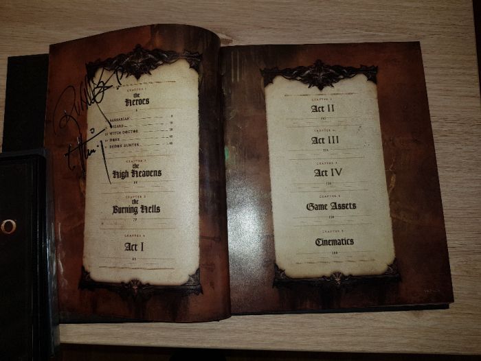 diablo 3 - edycja kolekcjonerska z podpisem współtwórcy, bez klucza
