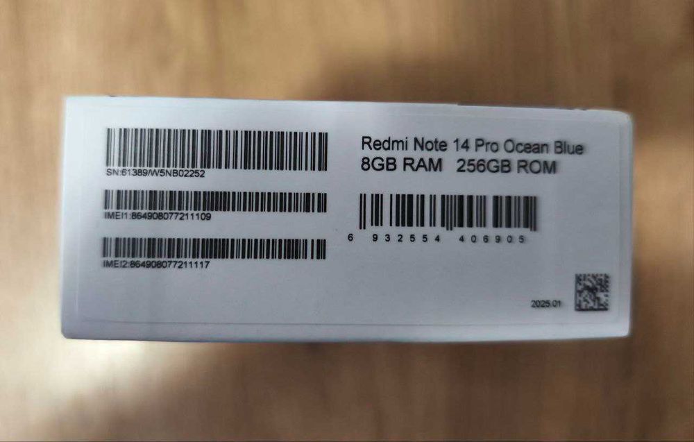 Redmi Note 14 Pro Ocean Blue – 8GB RAM / 256GB ROM