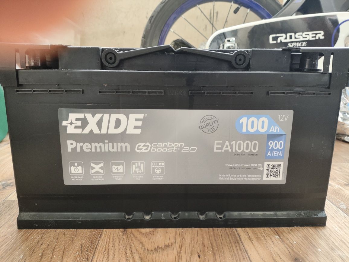 Автомобільний аккумулятор Exide 100Ah 900A EA 1000