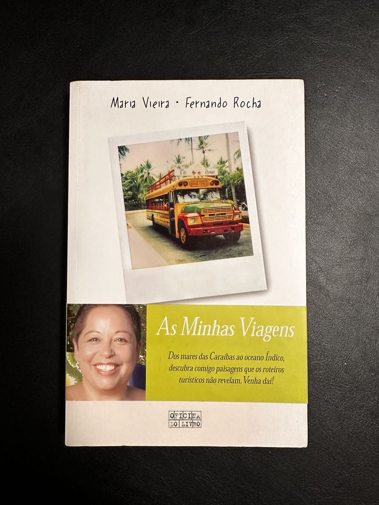 Livros Às voltas com o Mundo e As minhas Viagens de Maria Vieira