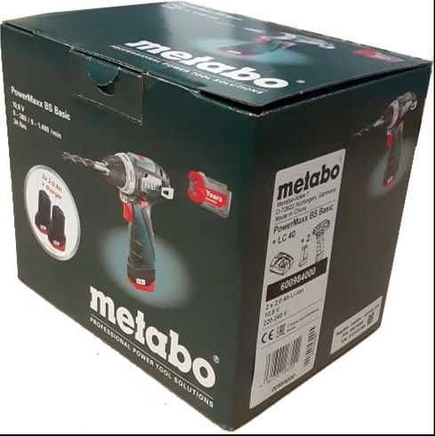 Шуруповерт Метабо Metabo PowerMaxx BS 2 аккум БЕСПЛАТНАЯ ДОСТАВКА