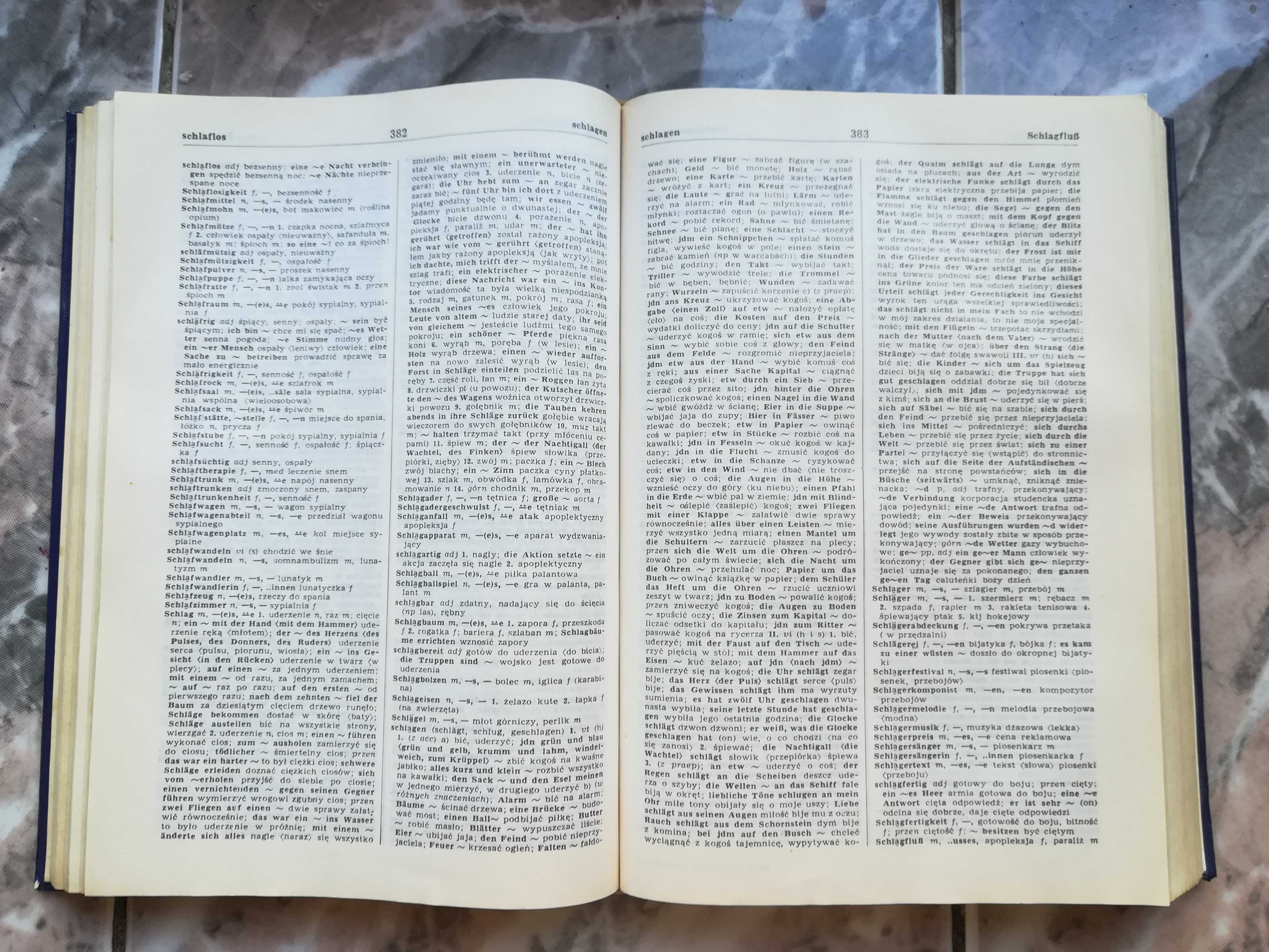 Wielki słownik niemiecko-polski A-K L-Z J. Piprek J. Ippoldt staroć