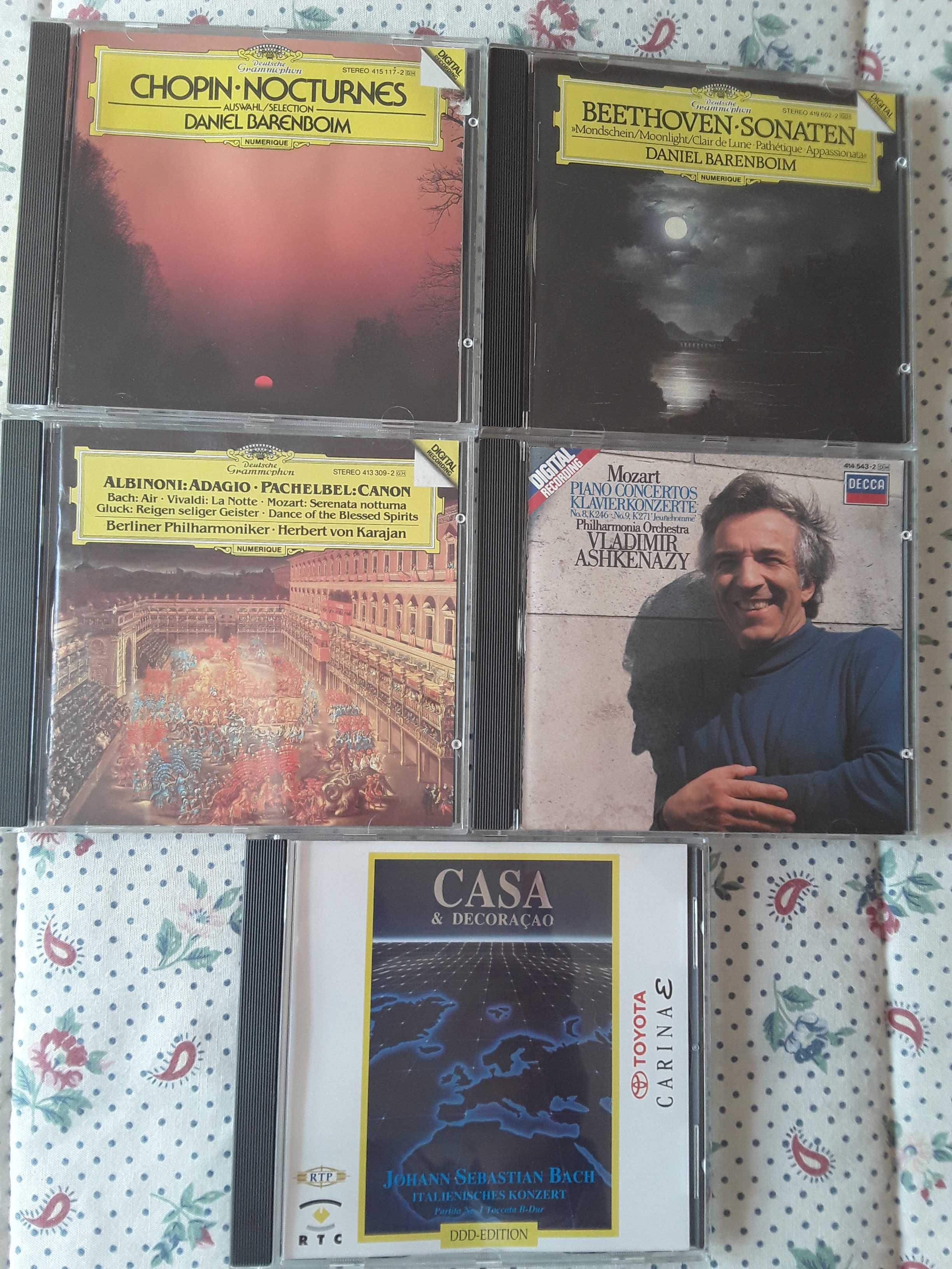 6 cd's originais de música clássica