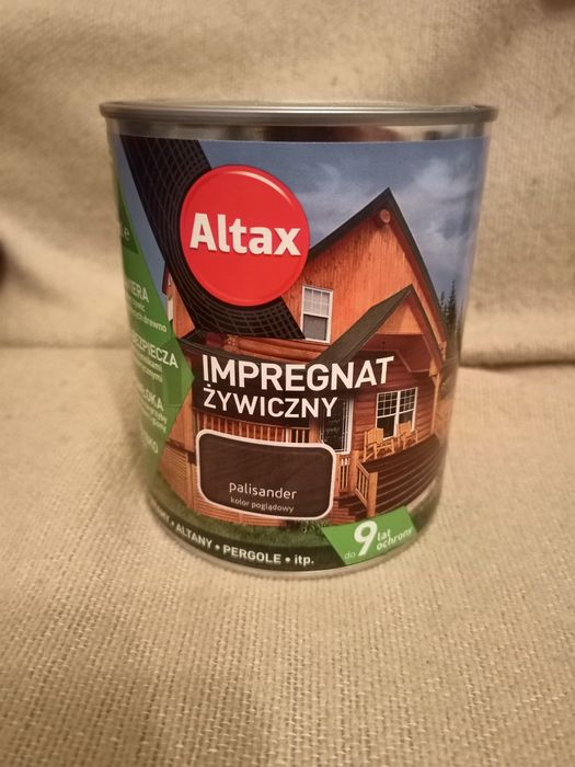 Altax impregnat żywiczny 7 kolorów cena za 4 puszki 0,75 litra WARTO!