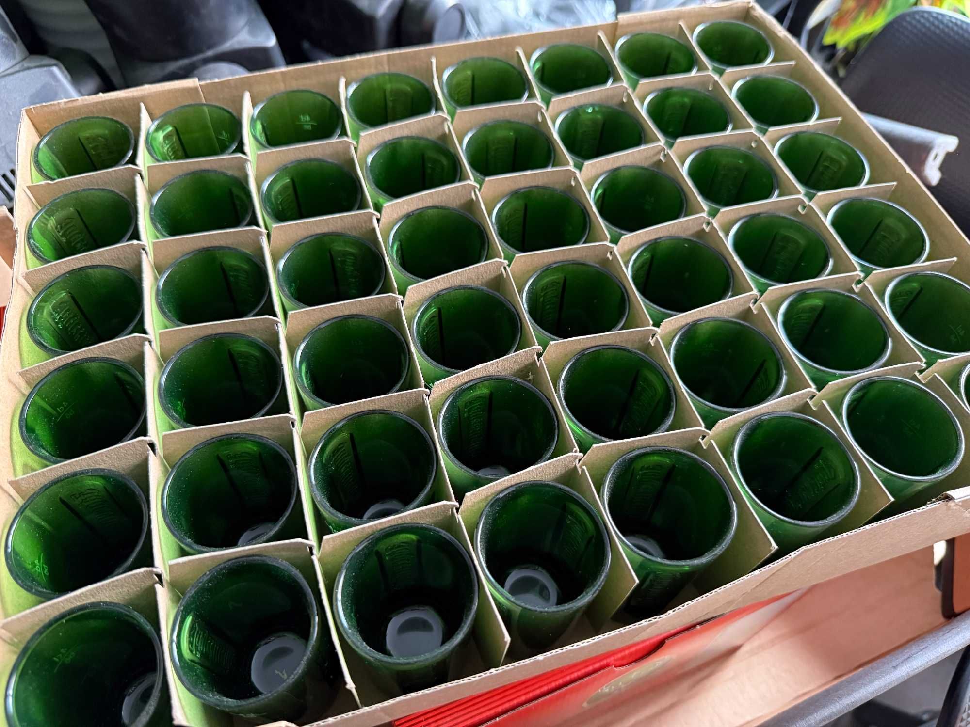 nowe JAGERMEISTER kieliszki zielone - komplet 6szt