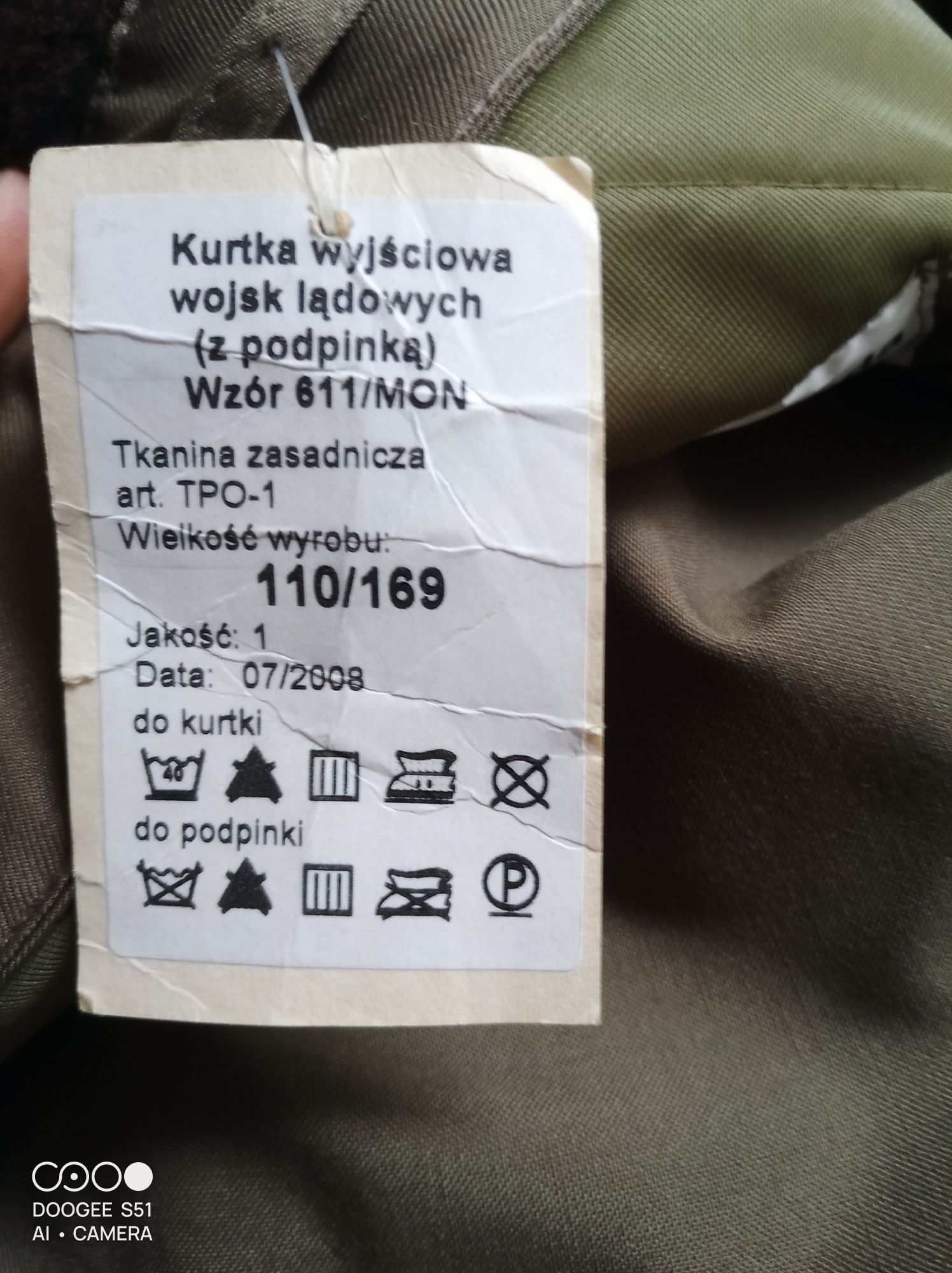 Sorty mundurowe płaszcz