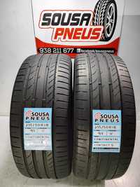 2 pneus semi novos continental contact 235/50R18 97V Oferta dos Portes