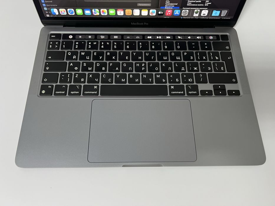 MacBook Pro M1 16/256gb. Хорошее состояние. 534 цикла.