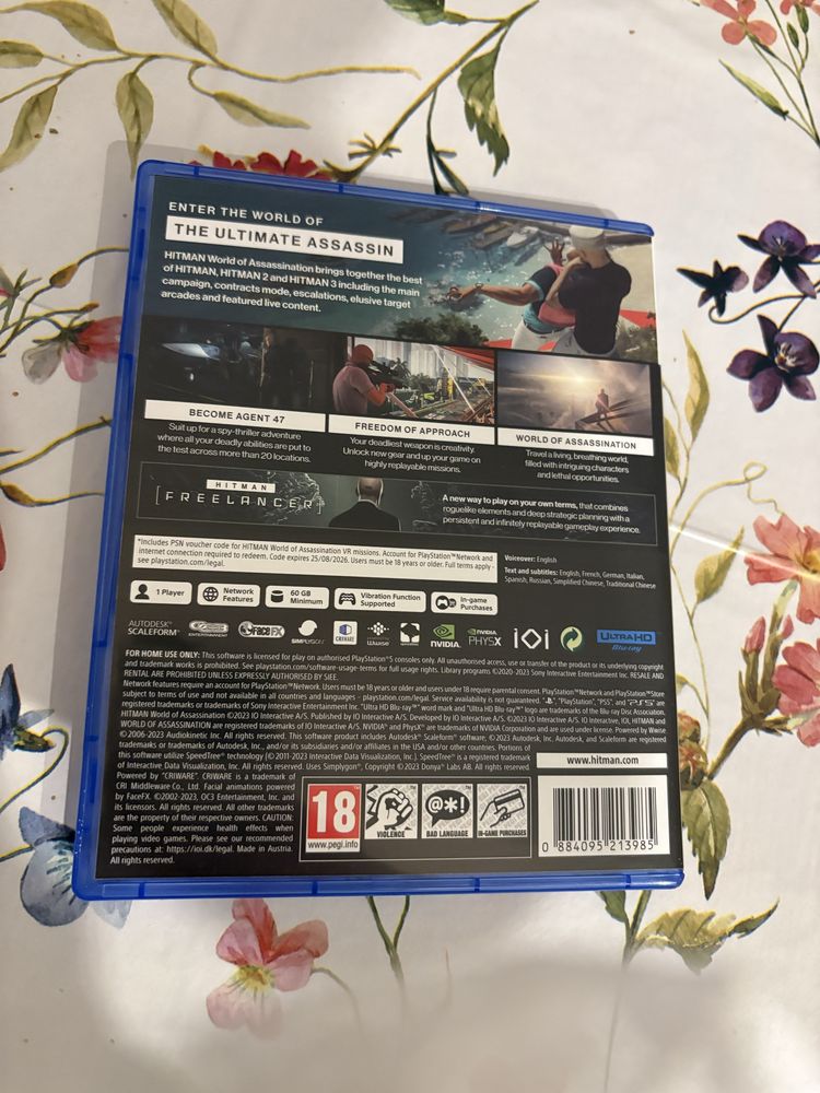 Hitman wordl of assassination ps5 igła