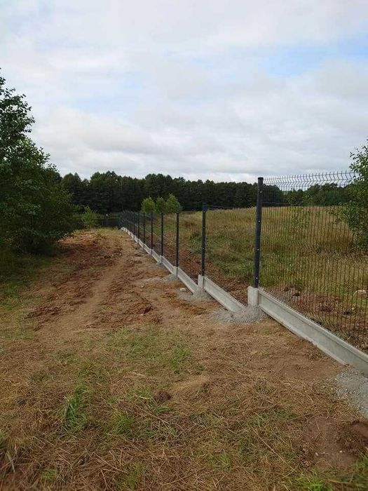 ogrodzenia ogrodzenie panelowe panele słupki brama furtka płot palety