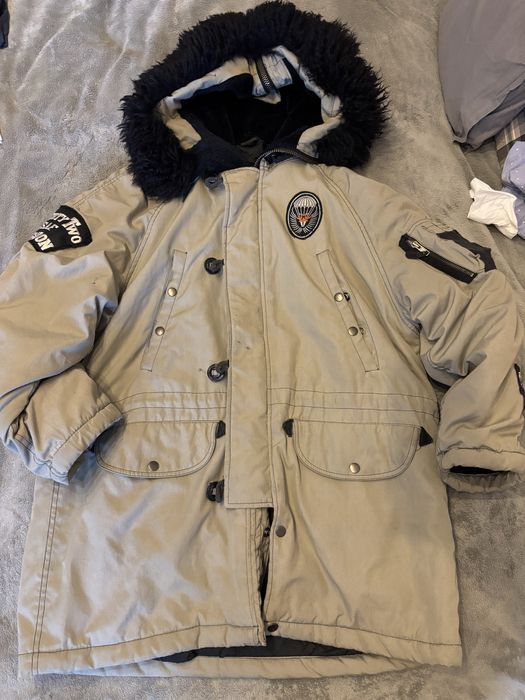 Kurtka parka khaki