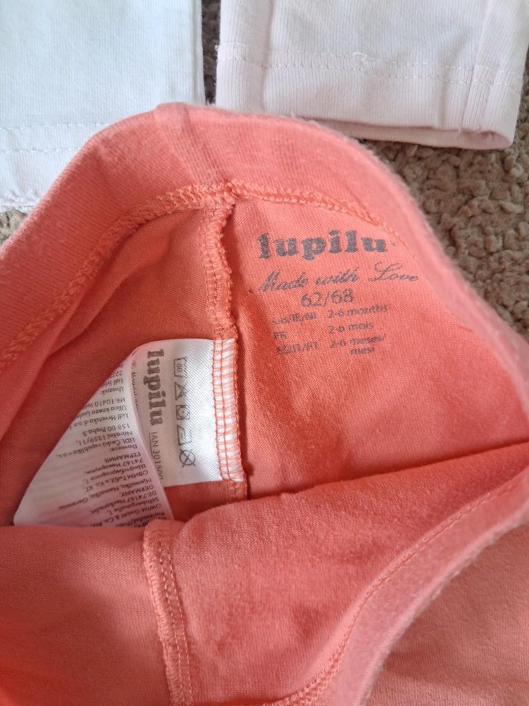 Legginsy dla dziewczynki jednokolorowe rozm 3-6 msc M&S Lupilu