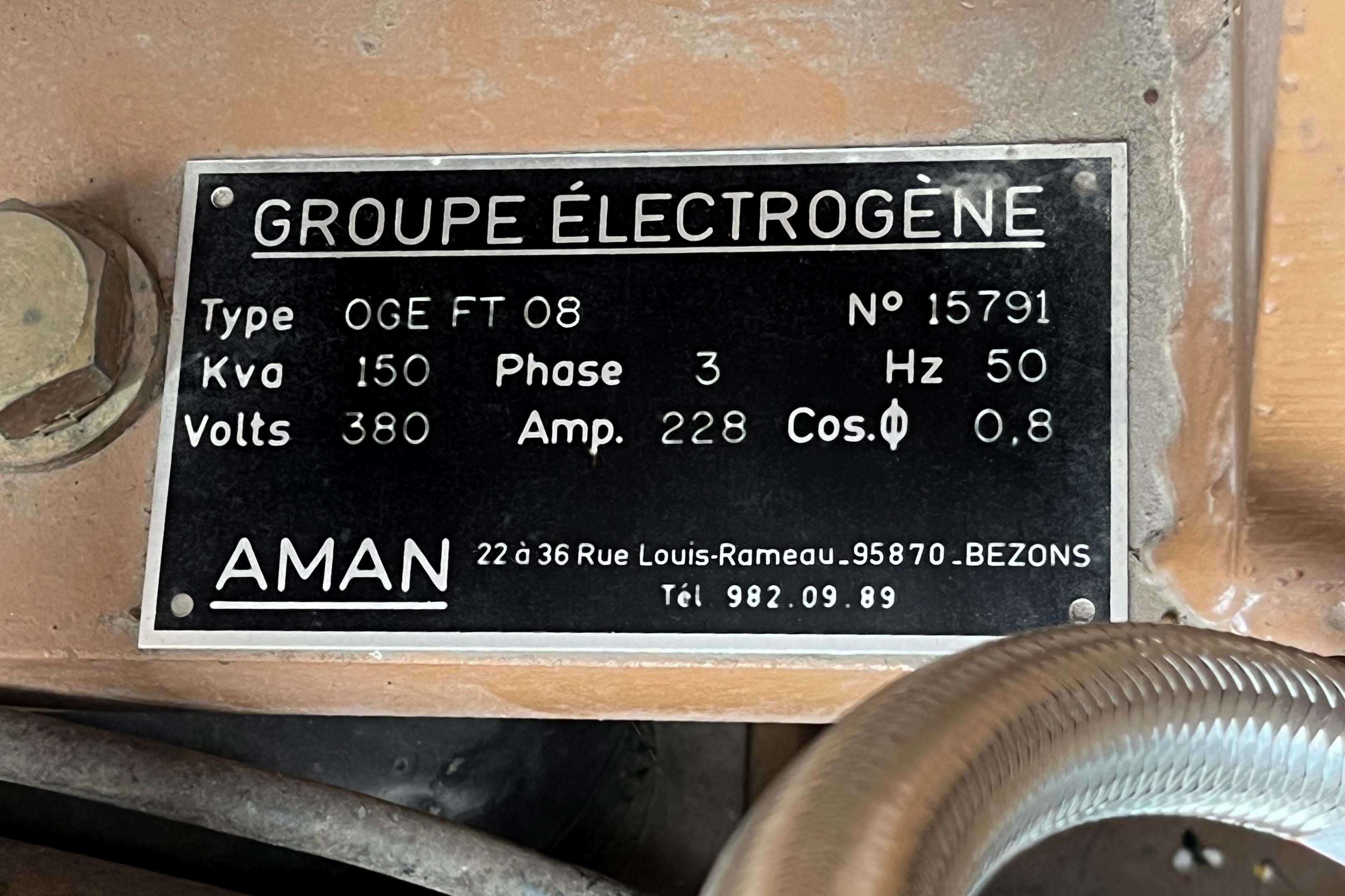 Генератор дизельний GESCO 120/132 кВт 230/400V трифазний електрозапуск
