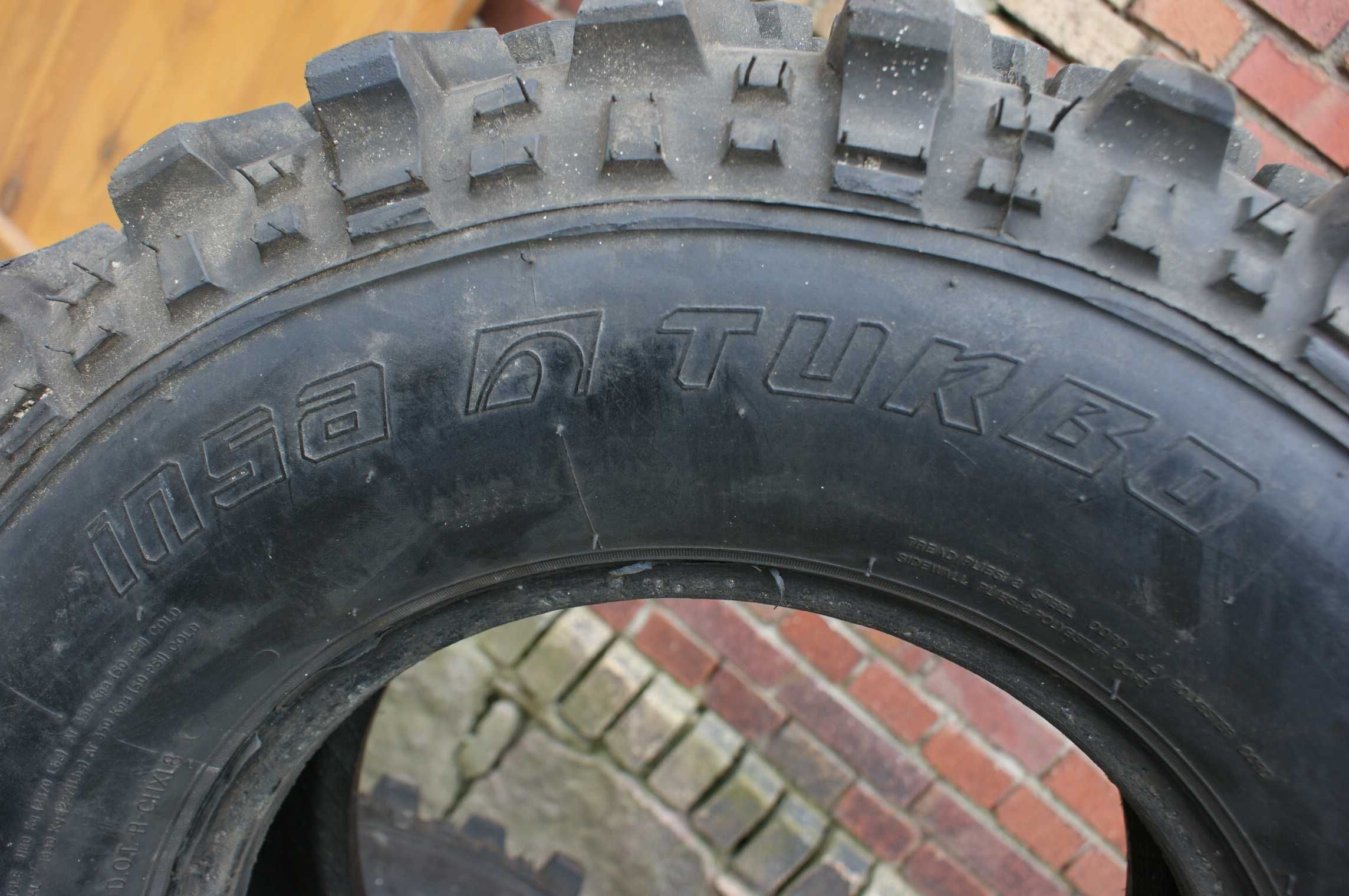 4x 265/75 R16 Opony Terenowe 4x4 Insa Błotne Offroad Komplet