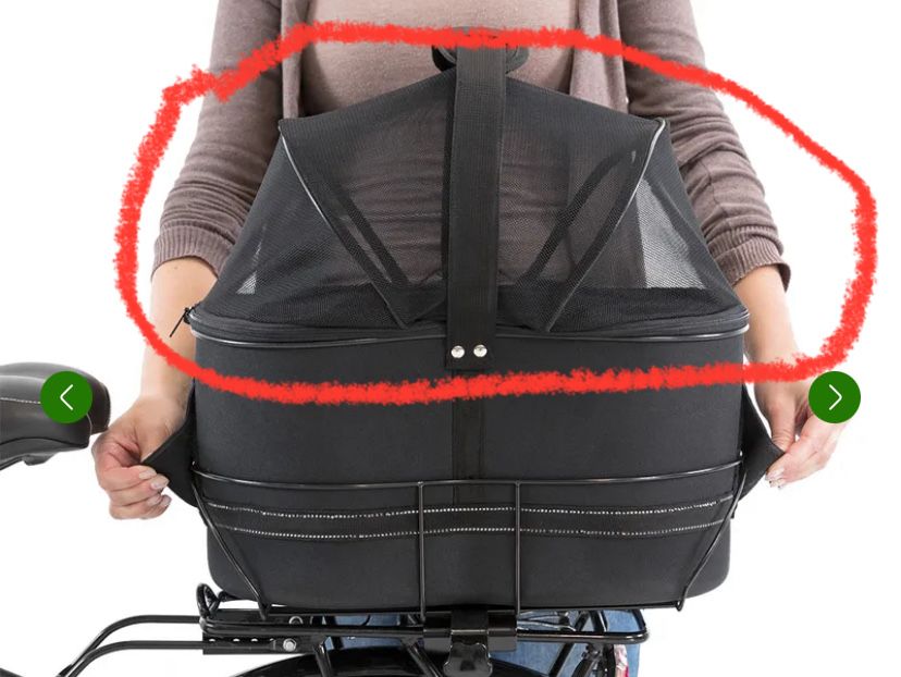 Trixie Friends on Tour pokrycie torby na rower