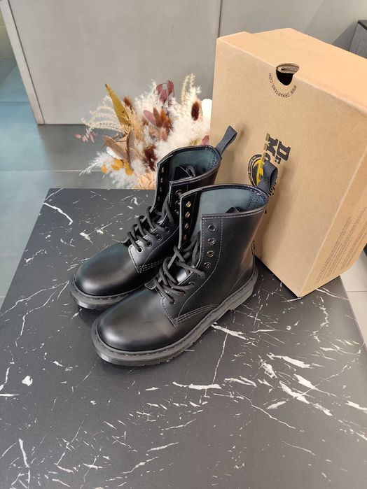 Черевики Dr. Martens 1460 Mono Black Smooth