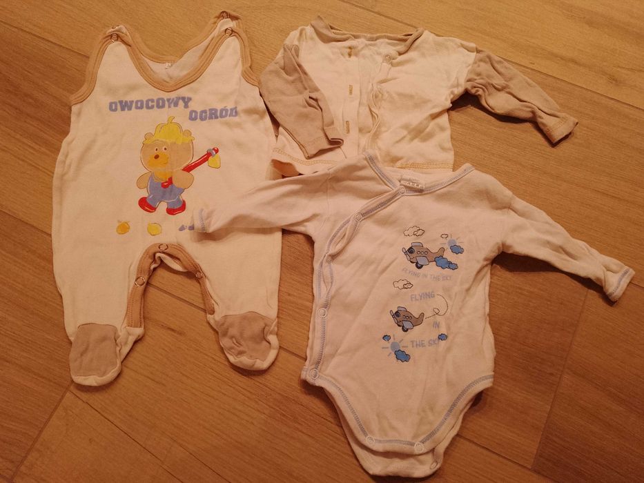 Paka ubrań dla noworodka/chłopca w rozm 56, 22 sztuki za 65zł