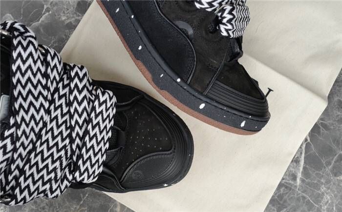 ‼️РОЗПРОДАЖ‼️ Кросівки Lanvin Curb  (Кеди,Чорні,Ланвін,Карб)