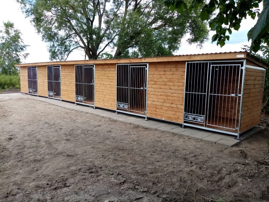 Kojec dla psa szeregowy 12m x 2m box4dog