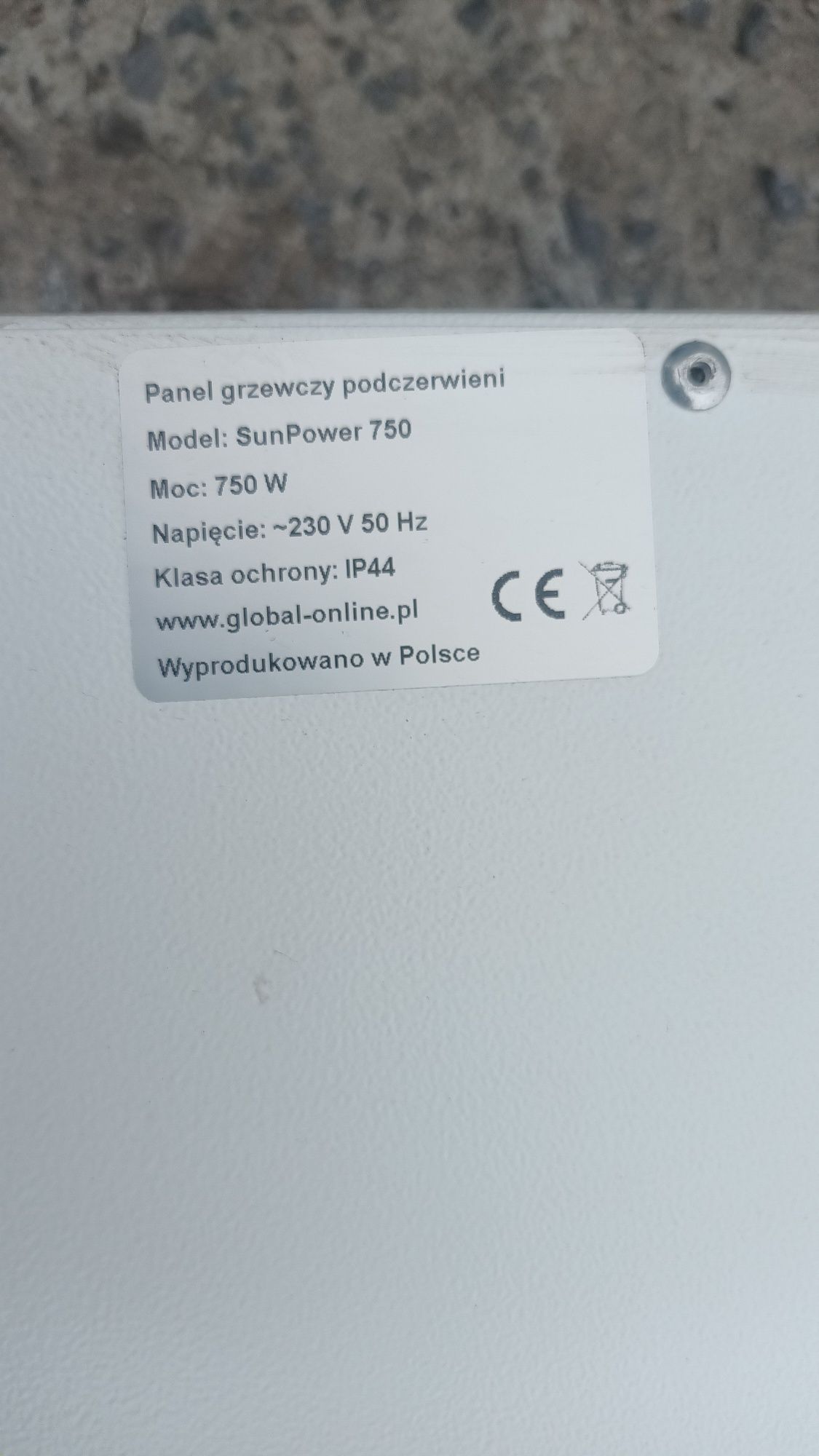 Panel grzewczy podczerwieni
