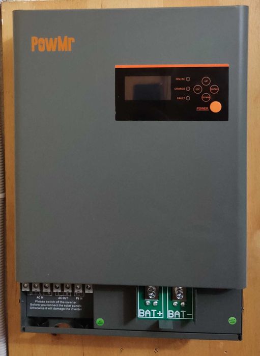 Гібридний інвертор PowMr 6,2 кВт + WiFi