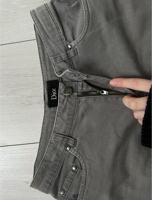 Джинсы высокая талия серые 2000s 90s 36 s 34 xs bootcut flared клеш