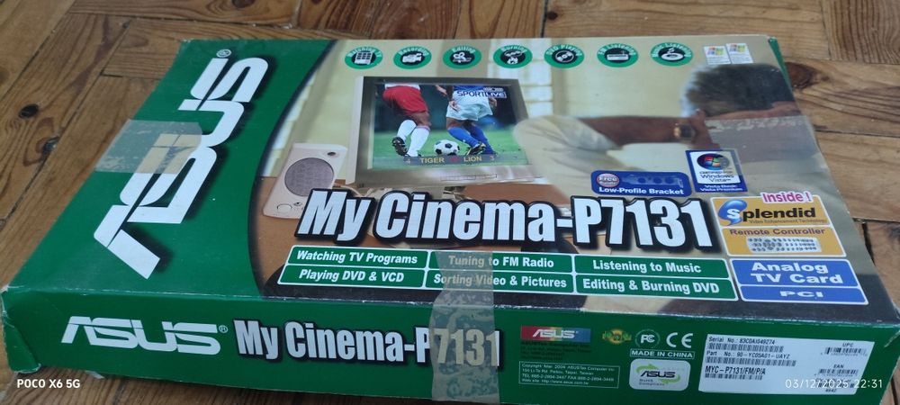 Placas Asus my Cinema P7131 e Pinnacle Systems