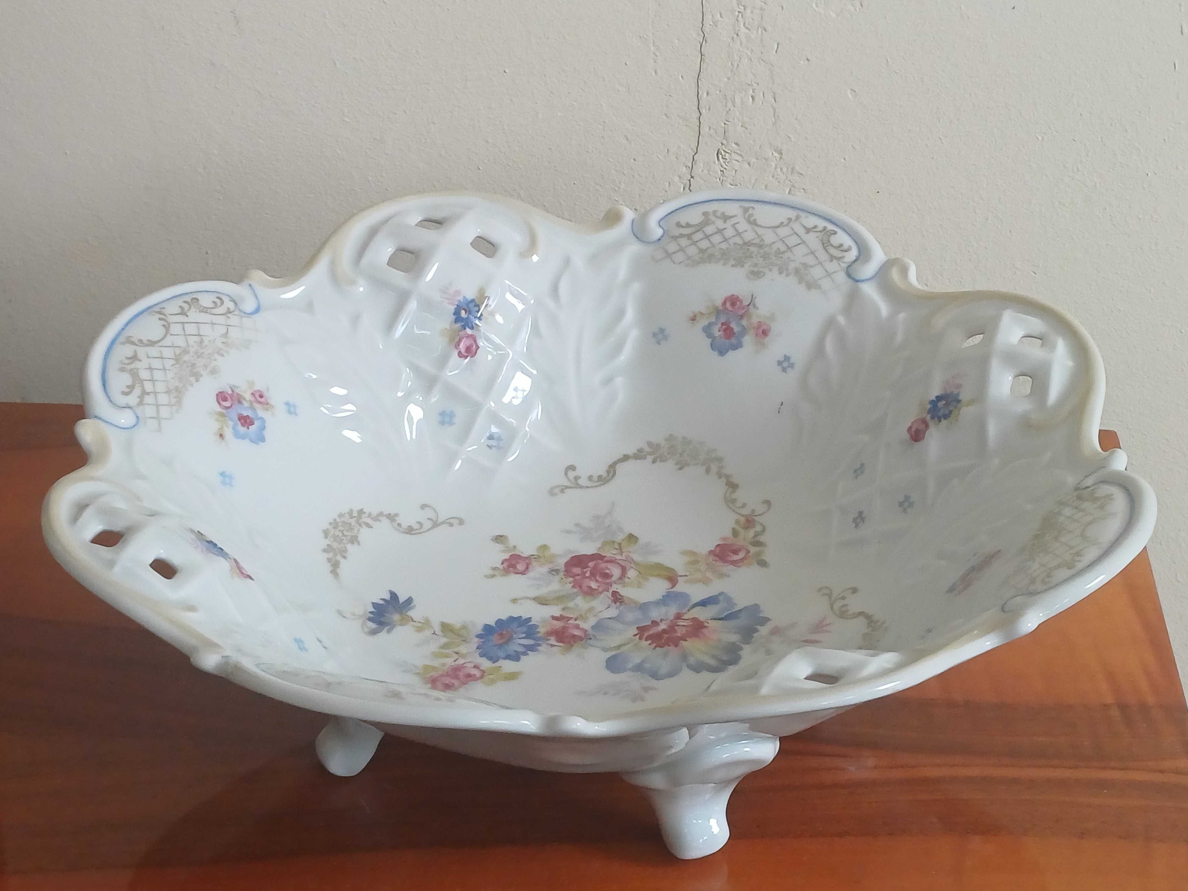 Patera porcelana sygnowana koroną śred.27,5cm (P.512)