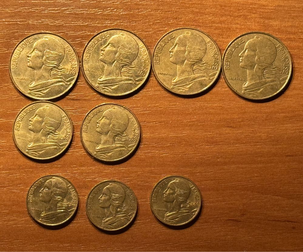 1, 15 FR , monety