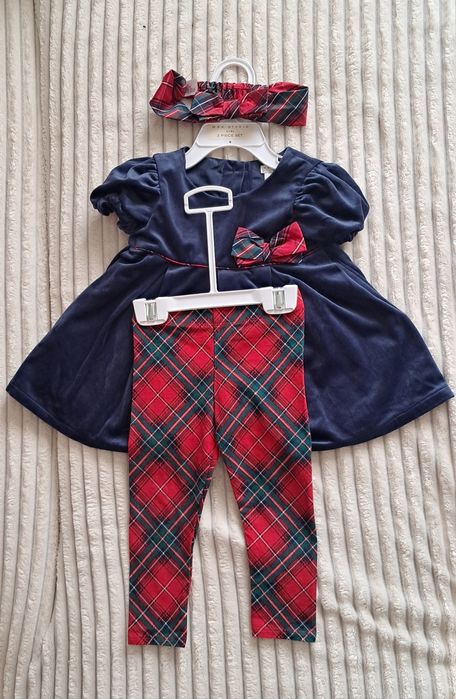 Платье на 1 рік + лосини та бантик