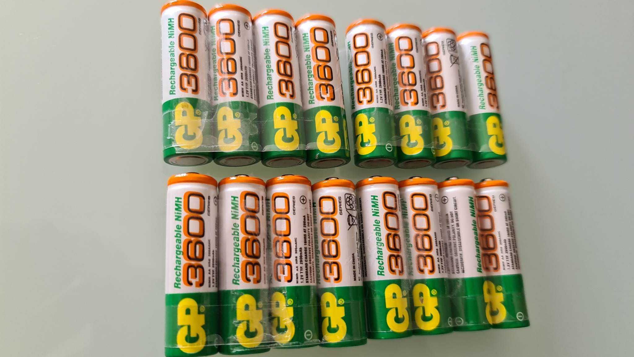 Baterias recarregáveis de 3600mah AAA - NOVAS