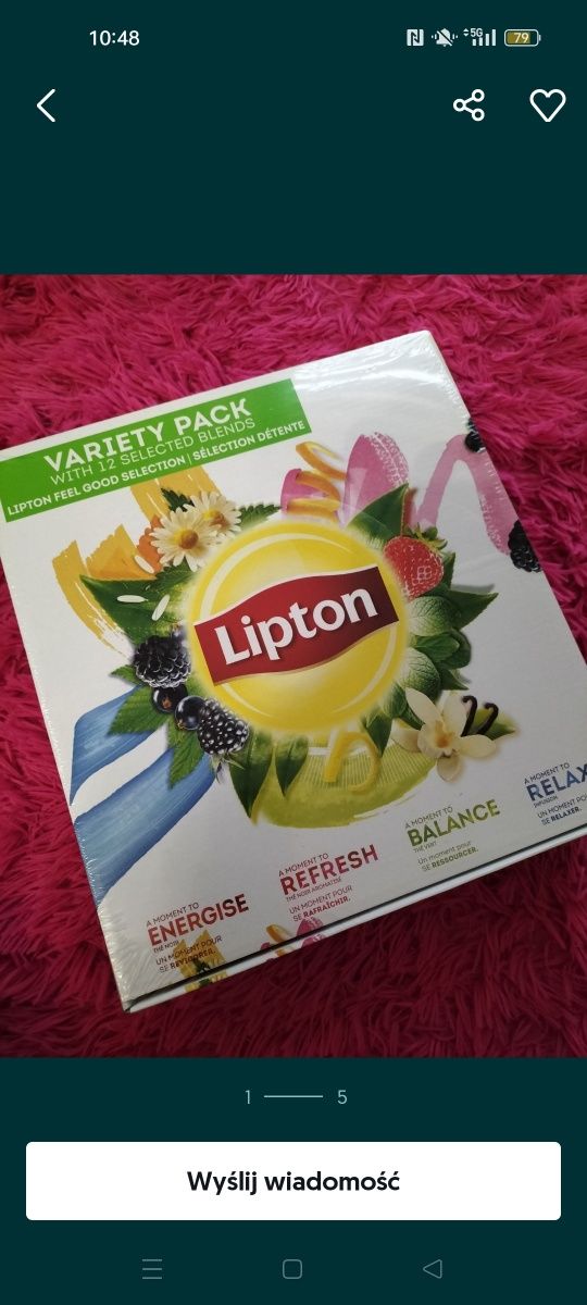 Herbata Lipton zestaw