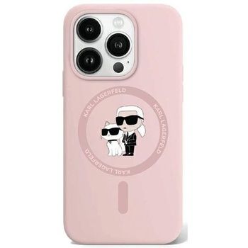 Oryginalne Etui KARL LAGERFELD Magsafe Iphone 15 Pro Max Różowy