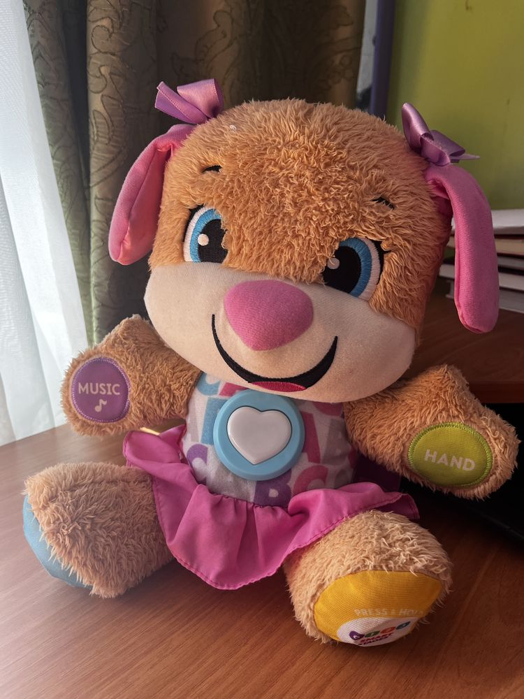 Іграшка цуценя fisher price дівчинка англійською