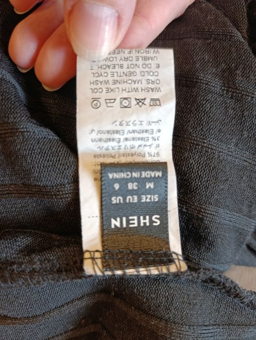 Черная юбка футляр макси 46-48 укр.размер, Shein, Великобритания