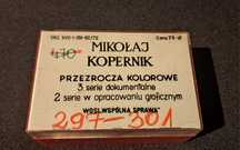 Klisze na rzutnik Mikołaj Kopernik 5 szt